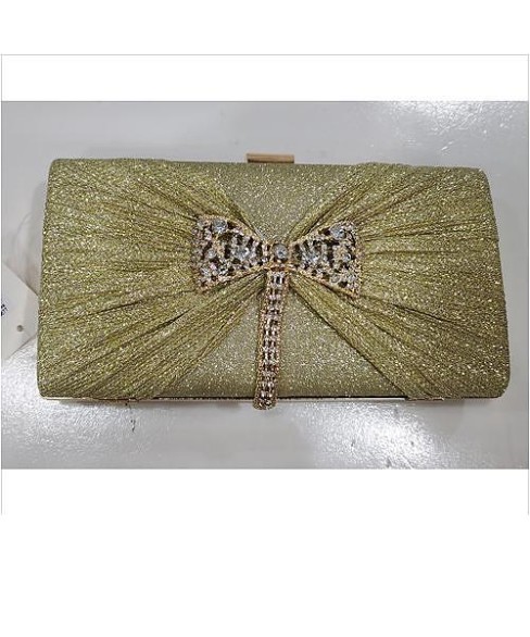 Glitter Rhinestone Bow Evening Clutch Purses