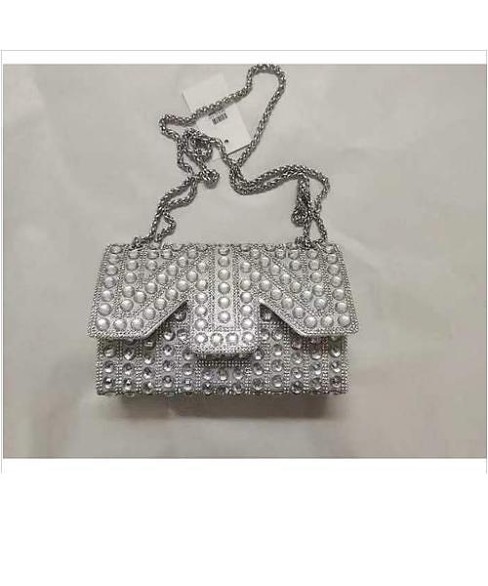 Evening Bag Silver Evening Bag Silver