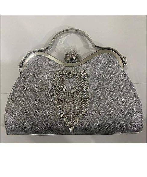 Evening Bag Silver Evening Bag Silver