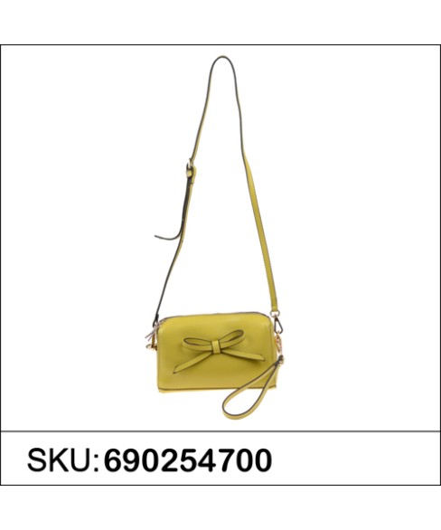 Leather bow crossbody bag (short strap include) Leather bow crossbody bag (short strap include)